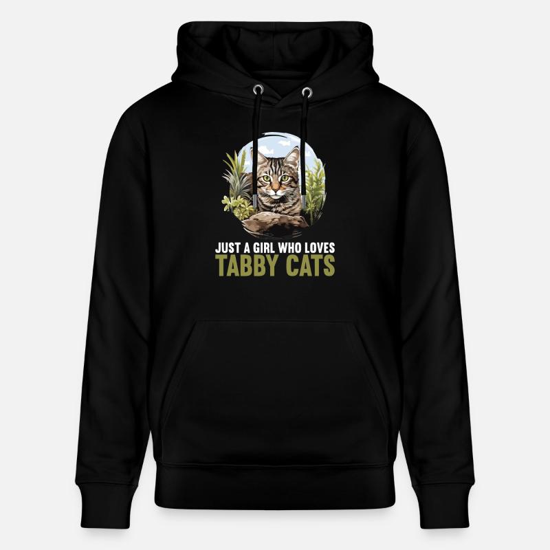 Tabby Kätzchen Tabby Katze - Stanley/Stella Unisex Bio-Hoodie CRUISER  - Schwarz