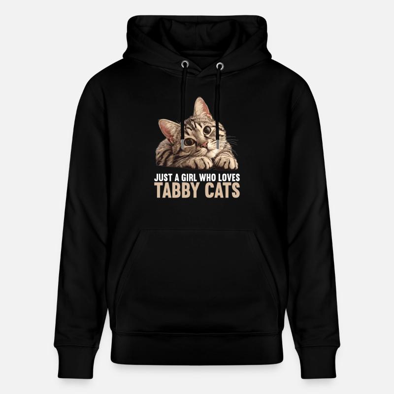 Tabby Kätzchen Tabby Katze - Stanley/Stella Unisex Bio-Hoodie CRUISER - Schwarz