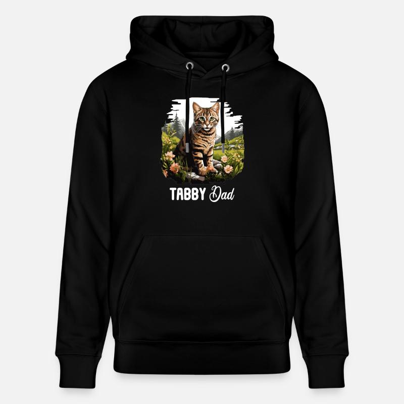 Tabby Kätzchen Tabby Katze - Stanley/Stella Unisex Bio-Hoodie CRUISER - Schwarz