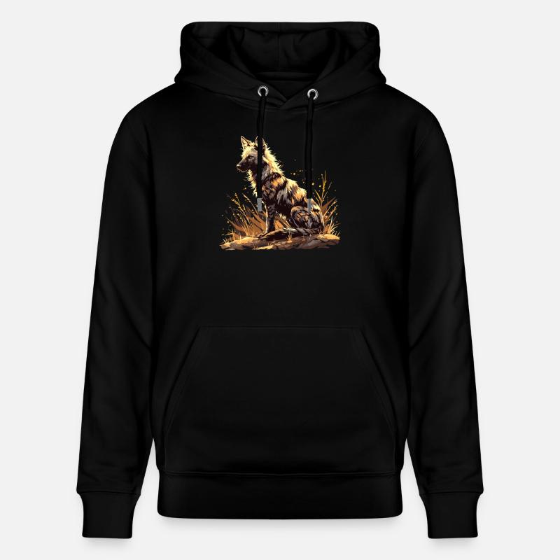 Aardwolves Aardwolf - Stanley/Stella CRUISER Unisex Organic Hoodie - black