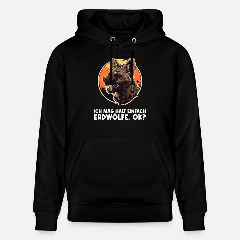 Erdwölfe Erdwolf - Stanley/Stella Unisex Bio-Hoodie CRUISER  - Schwarz