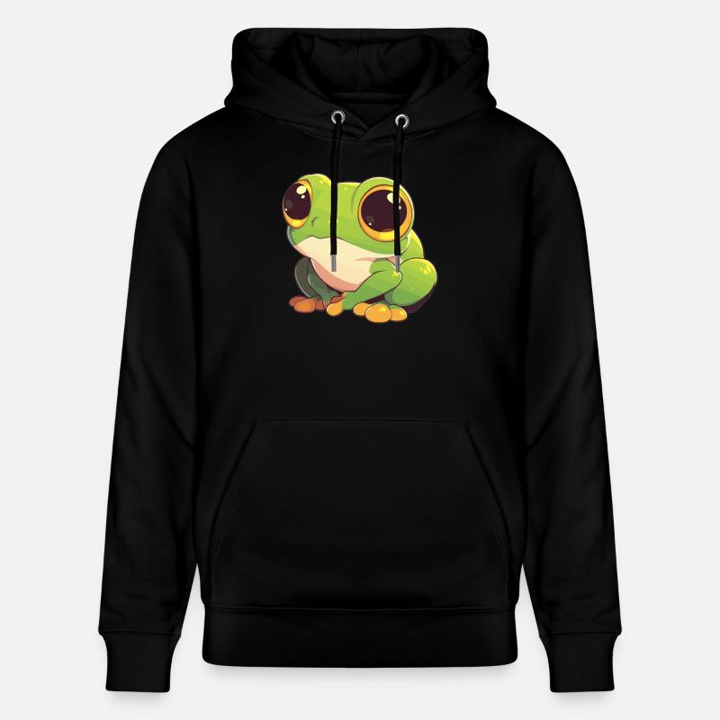 Tree Frog Baumfrösche Baumfrosch - Stanley/Stella Unisex Bio-Hoodie CRUISER  - Schwarz