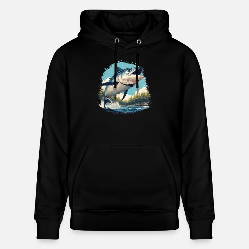 Thon Thunfische Thunfisch - Sweat à capuche bio CRUISER Stanley/Stella Unisexe - noir