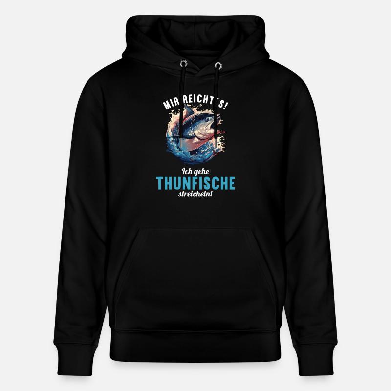 Thon Thunfische Thunfisch - Sweat à capuche bio CRUISER Stanley/Stella Unisexe - noir