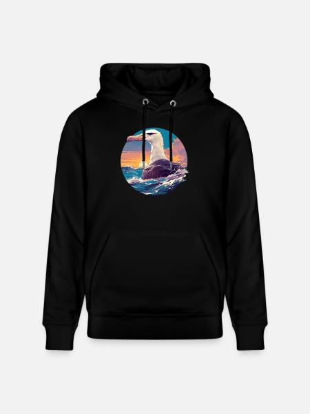Albatross Albatrosse Albatros - Stanley/Stella CRUISER økologisk unisex-hoodie - sort