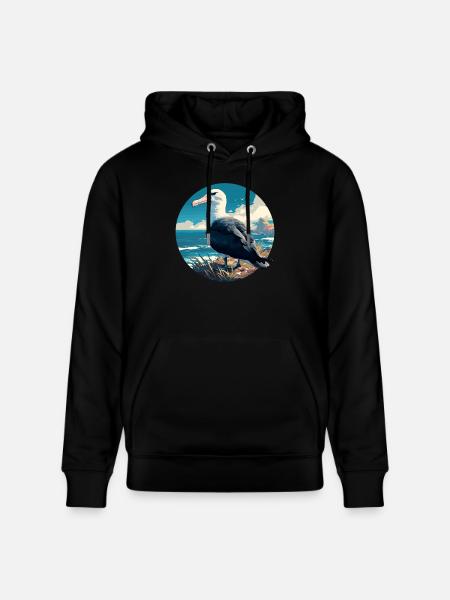 Albatross Albatrosses Albatross - Stanley/Stella CRUISER Unisex Organic Hoodie - black