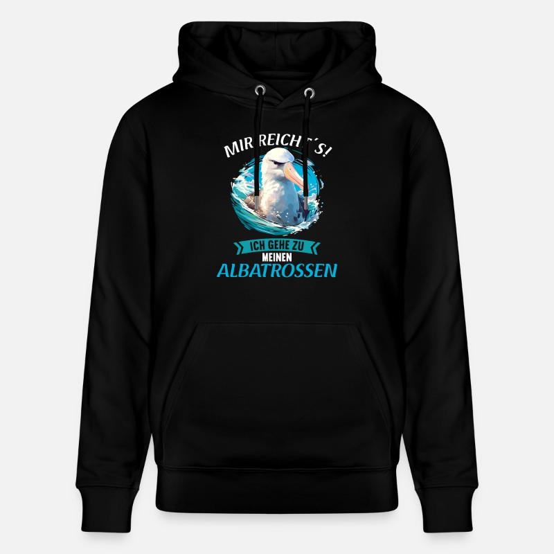 Albatross Albatrosse Albatros - Sweat à capuche bio CRUISER Stanley/Stella Unisexe - noir