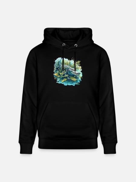 Alligatoren Alligator - Stanley/Stella CRUISER Unisex Organic Hoodie - black