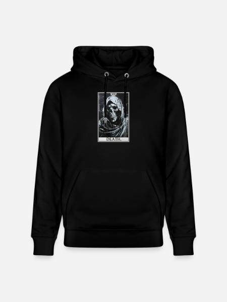 Tarot Card Tarot Card Death - Stanley/Stella CRUISER Unisex Organic Hoodie - black