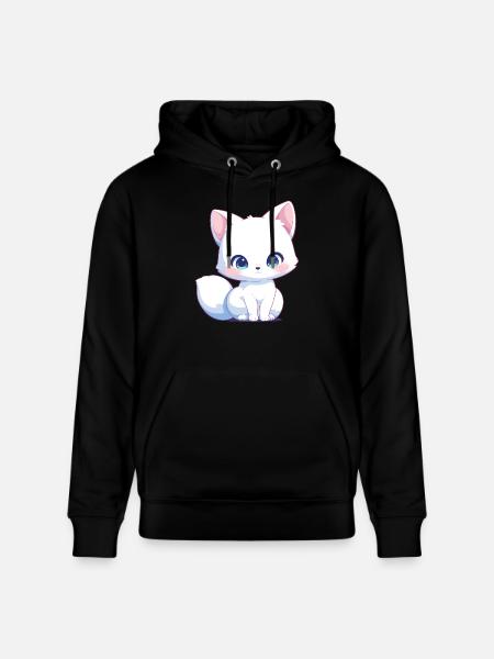 Arctic Fox Polarfüchse Polarfuchs - Stanley/Stella CRUISER Unisex Organic Hoodie - black