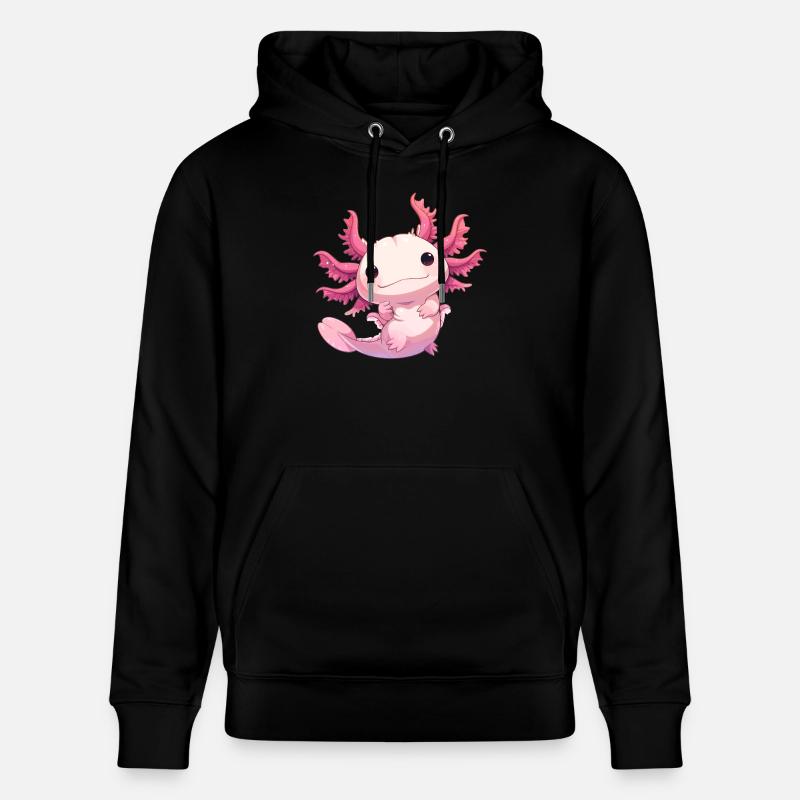 Axolotl - Sweat à capuche bio CRUISER Stanley/Stella Unisexe - noir