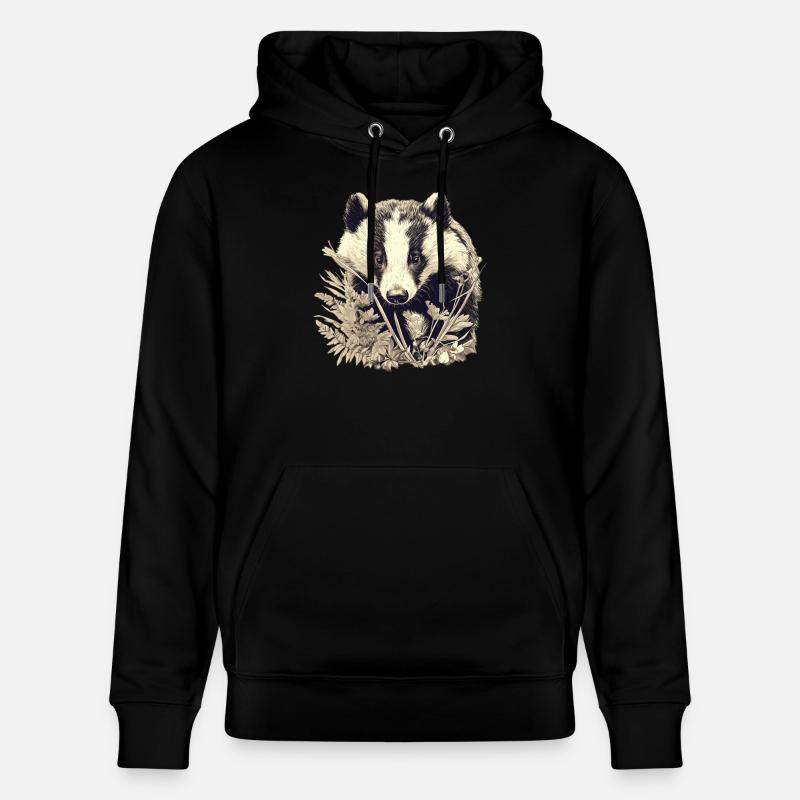 Blaireau Dachse Dachs - Sweat à capuche bio CRUISER Stanley/Stella Unisexe - noir