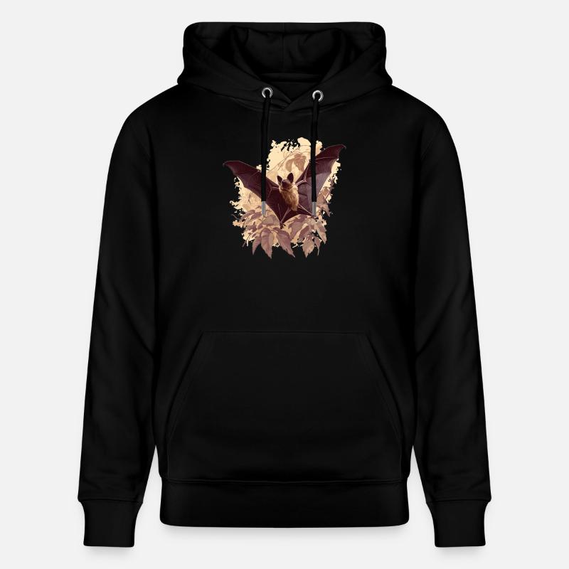 Chauve-souris Chauve-souris - Sweat à capuche bio CRUISER Stanley/Stella Unisexe - noir