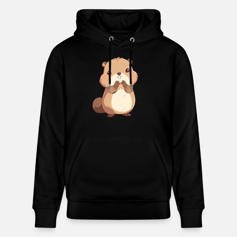 Beaver Biber - Sweat à capuche bio CRUISER Stanley/Stella Unisexe - noir