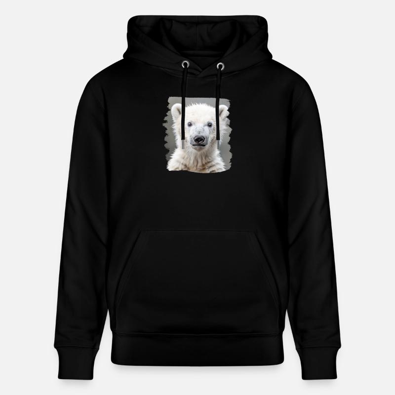 Polar Bear Eisbären Eisbär - Stanley/Stella Unisex Bio-Hoodie CRUISER  - Schwarz