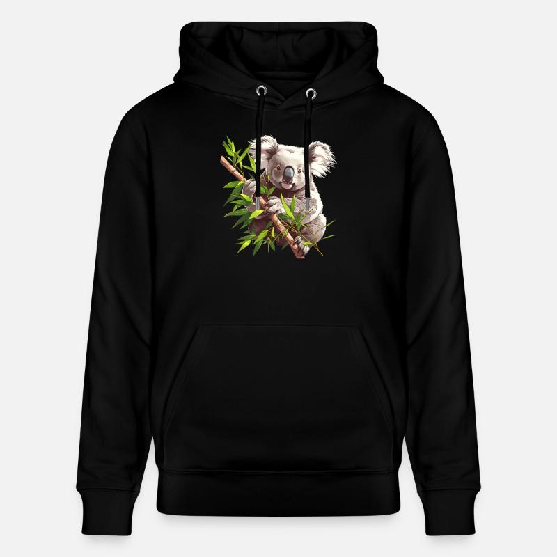 Koalas Koala - Sweat à capuche bio CRUISER Stanley/Stella Unisexe - noir