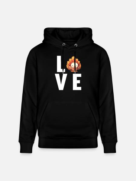 Turkey Turkeys Turkey - Stanley/Stella CRUISER Unisex Organic Hoodie - black