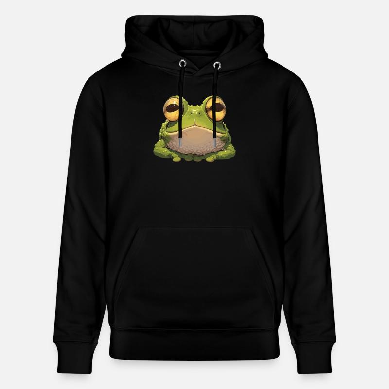 Crapaud Crapaud Crapaud - Sweat à capuche bio CRUISER Stanley/Stella Unisexe - noir