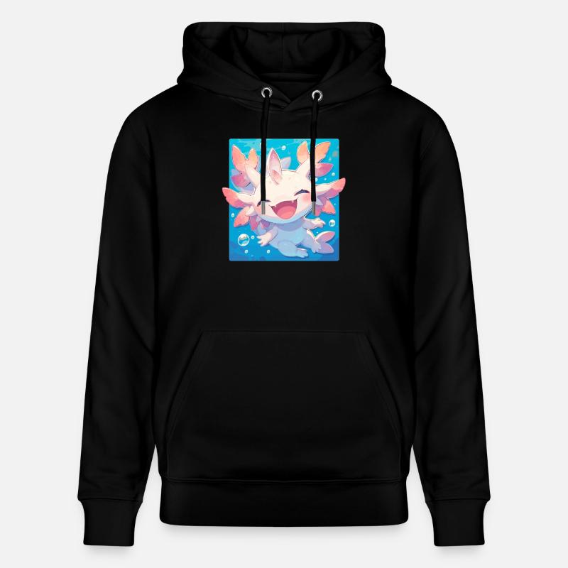 Axolotls Axolotl - Sweat à capuche bio CRUISER Stanley/Stella Unisexe - noir