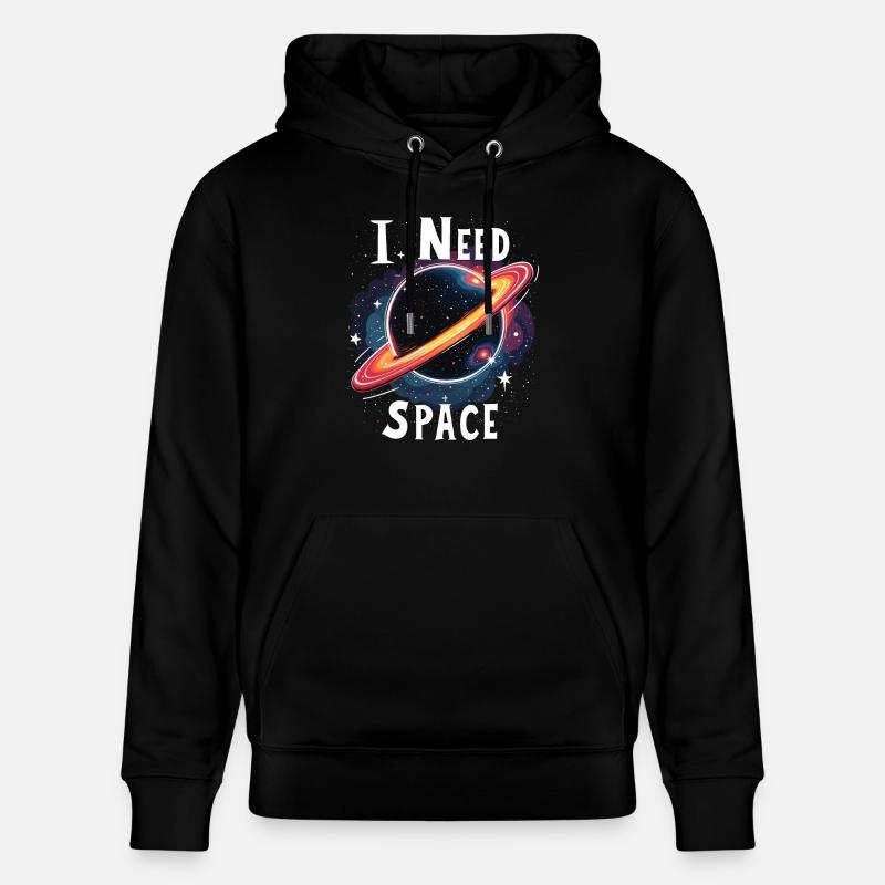 J’AI BESOIN D’ESPACE - Sweat à capuche bio CRUISER Stanley/Stella Unisexe - noir