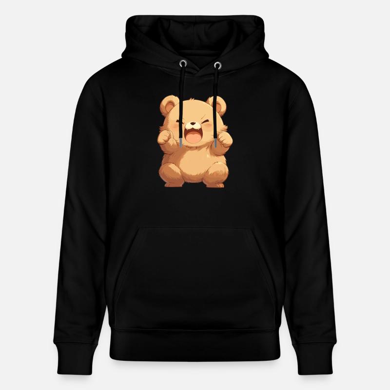 Ours Bären Bär - Sweat à capuche bio CRUISER Stanley/Stella Unisexe - noir