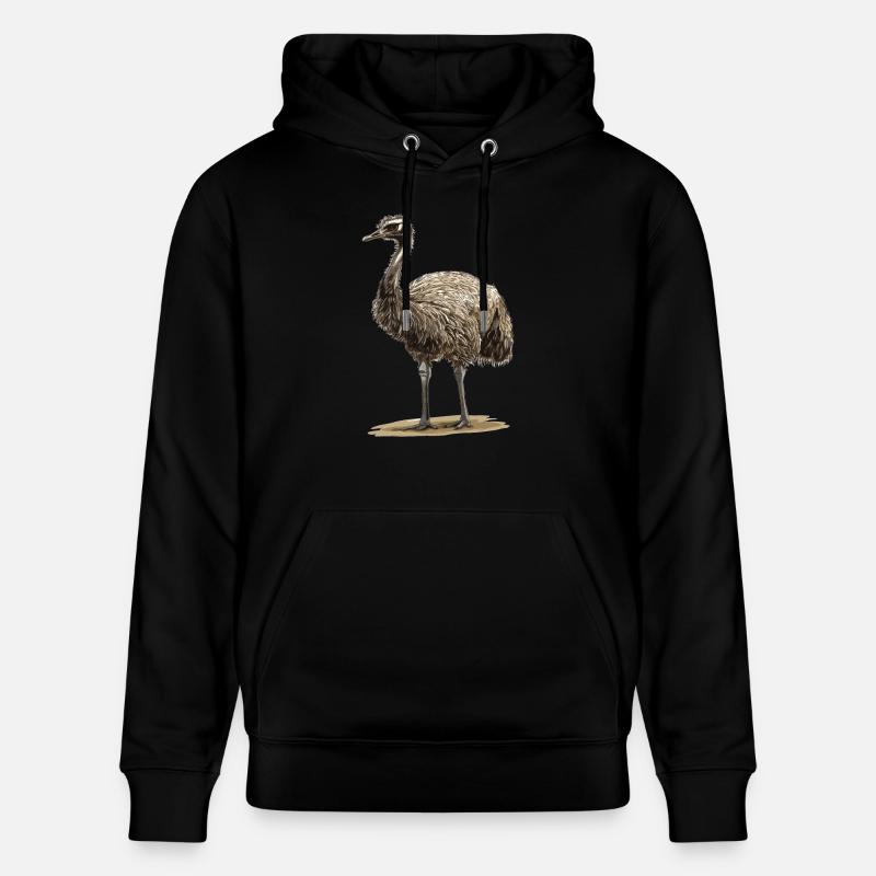 Emus Emu - Sweat à capuche bio CRUISER Stanley/Stella Unisexe - noir