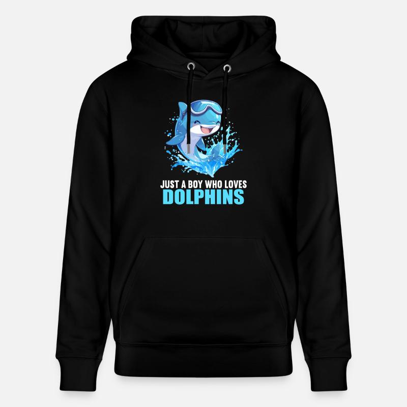 Dauphin Dauphins Dauphin - Sweat à capuche bio CRUISER Stanley/Stella Unisexe - noir