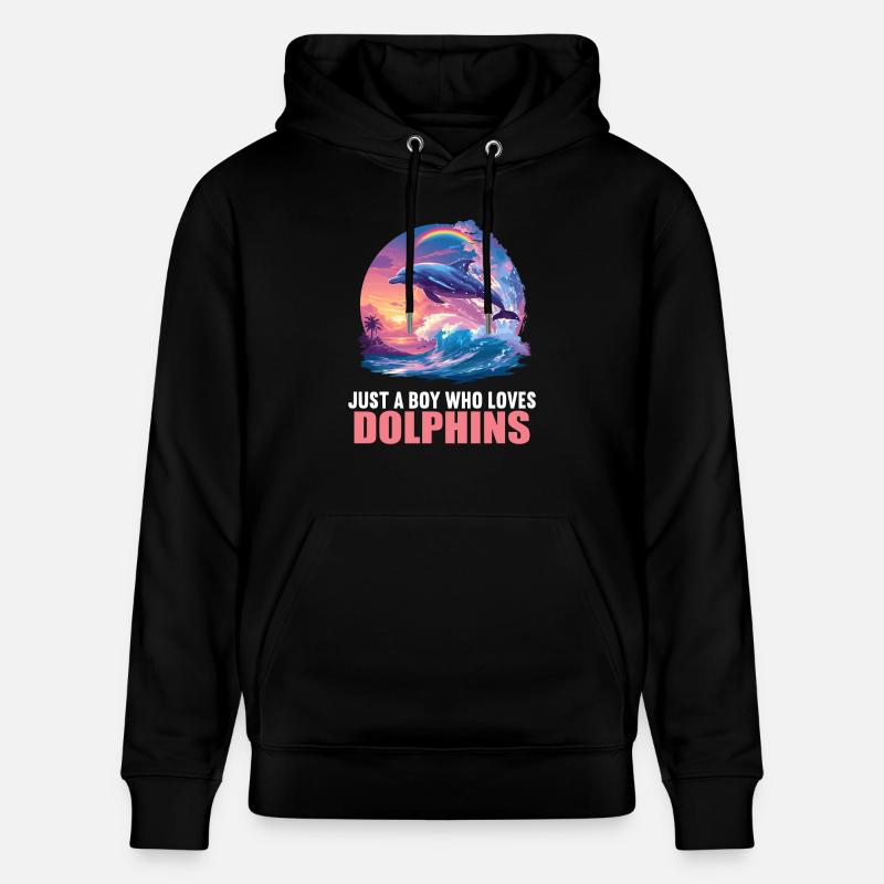 Dauphin Dauphins Dauphin - Sweat à capuche bio CRUISER Stanley/Stella Unisexe - noir
