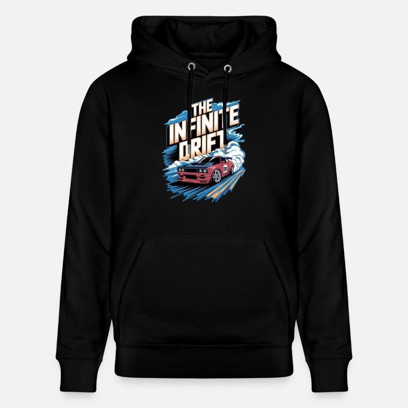 infinite drift - course voiture - Sweat à capuche bio CRUISER Stanley/Stella Unisexe - noir