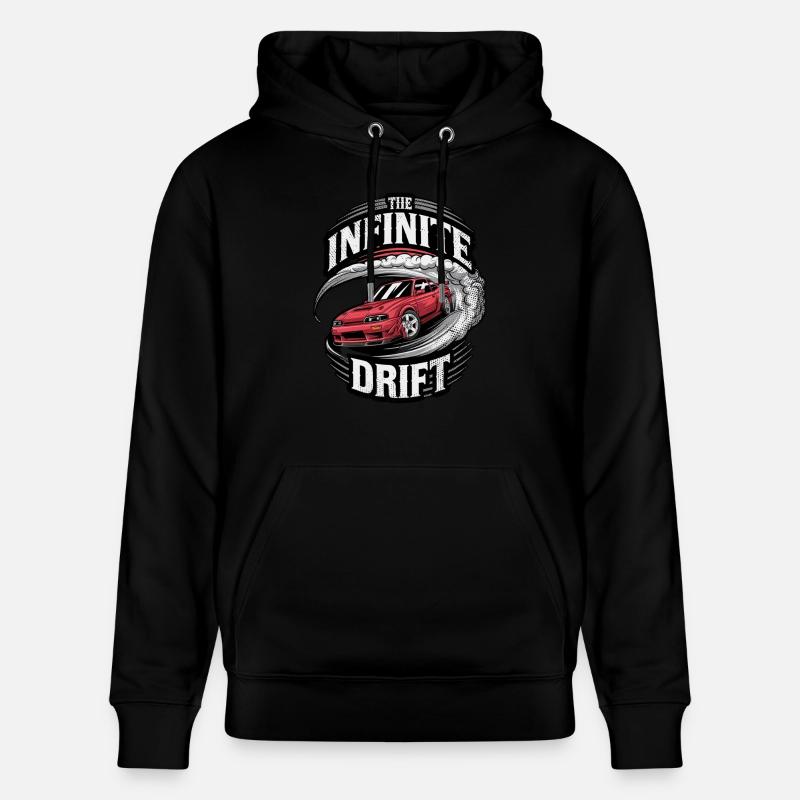 infinite drift - course voiture - Sweat à capuche bio CRUISER Stanley/Stella Unisexe - noir