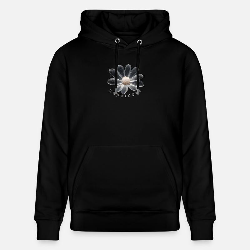 Glücksblume Fleur de bonheur - Sweat à capuche bio CRUISER Stanley/Stella Unisexe - noir