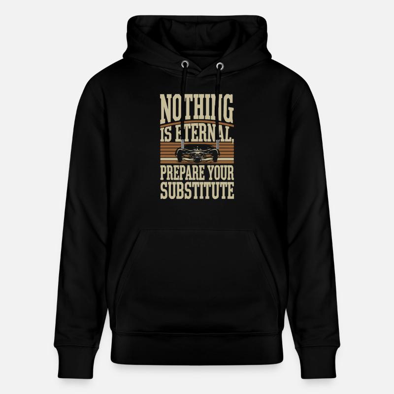 RIEN N’EST ÉTERNEL - Sweat à capuche bio CRUISER Stanley/Stella Unisexe - noir