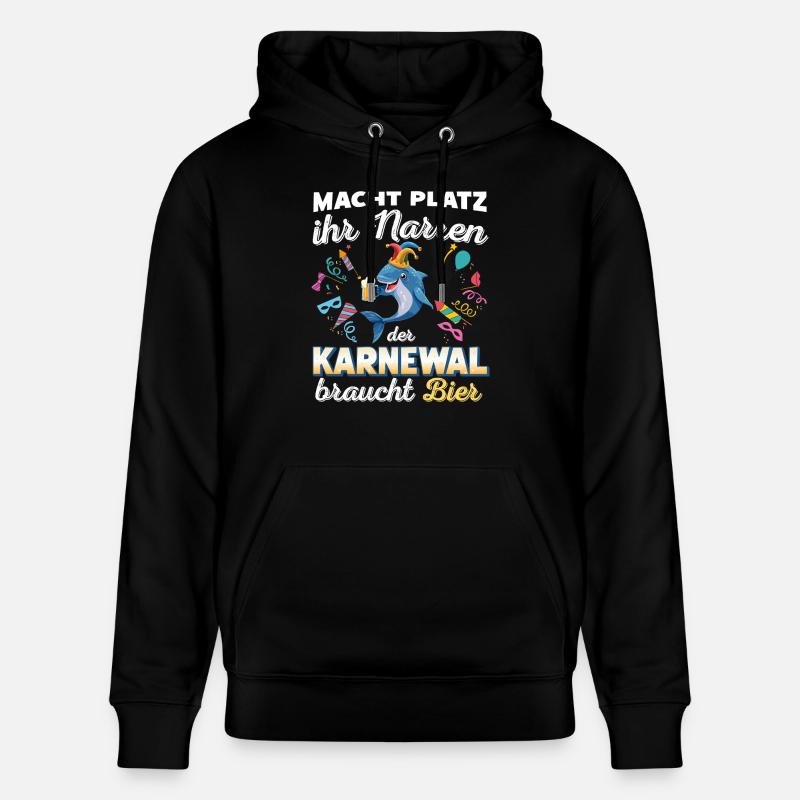 confettis carnaval carnaval design amusant - Sweat à capuche bio CRUISER Stanley/Stella Unisexe - noir