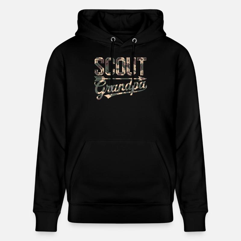 Pfadfinderführer Pfadfinder Camping - Stanley/Stella Unisex Bio-Hoodie CRUISER  - Schwarz