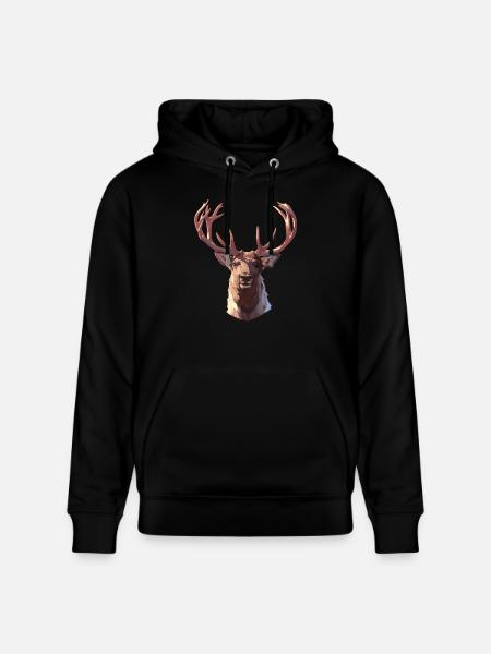 Reindeer Reindeer - Stanley/Stella CRUISER Unisex Organic Hoodie - black