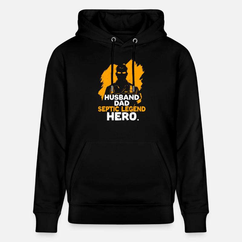 Klärgruben Techniker Abwassertechniker Vater - Stanley/Stella Unisex Bio-Hoodie CRUISER - Schwarz