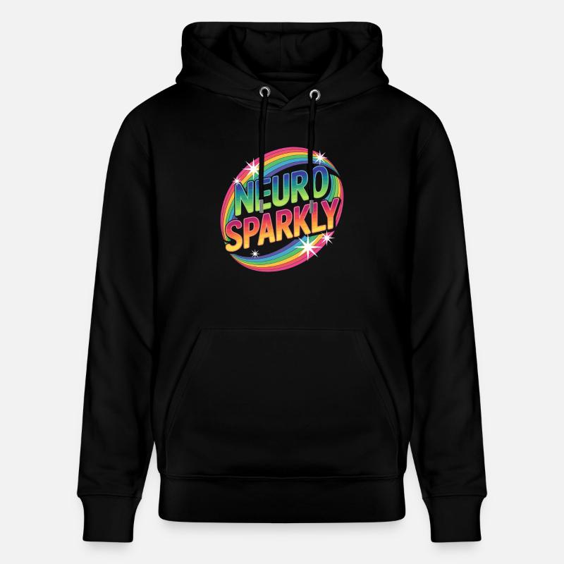 Neuro scintillant - Sweat à capuche bio CRUISER Stanley/Stella Unisexe - noir