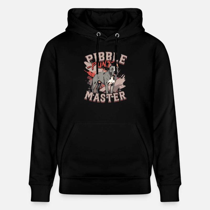 Pitbull Pitbulls Pibble Puns Master - Stanley/Stella Unisex Bio-Hoodie CRUISER  - Schwarz