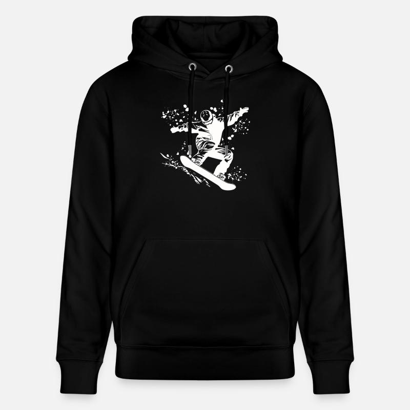 Snowboarder Snowboarding Snowboard - Sweat à capuche bio CRUISER Stanley/Stella Unisexe - noir