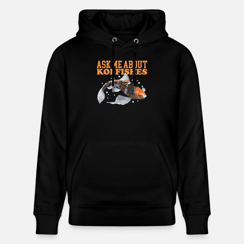 Poissons Koi Koi Nishikigoi Cadeaux - Sweat à capuche bio CRUISER Stanley/Stella Unisexe - noir