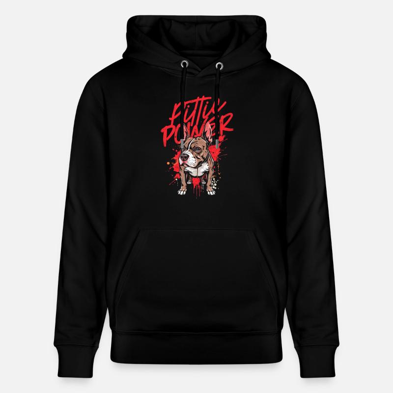 Pitbull Pitbulls Pittie Power - Sweat à capuche bio CRUISER Stanley/Stella Unisexe - noir