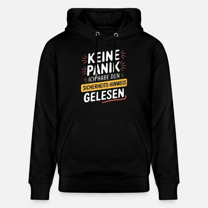 SÉCURITÉ - Sweat à capuche bio CRUISER Stanley/Stella Unisexe - noir