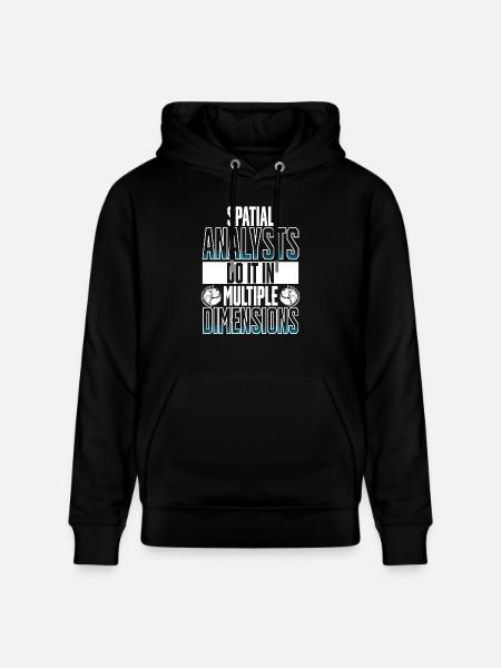 Geografische Informationssysteme Spatial Analysts - Stanley/Stella Unisex Bio-Hoodie CRUISER - Schwarz