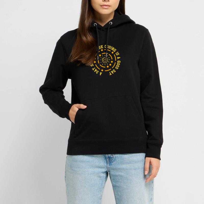 Morsecode Morse Code A Day Spend Morse Coding Stanley/Stella Unisex Bio-Hoodie CRUISER 