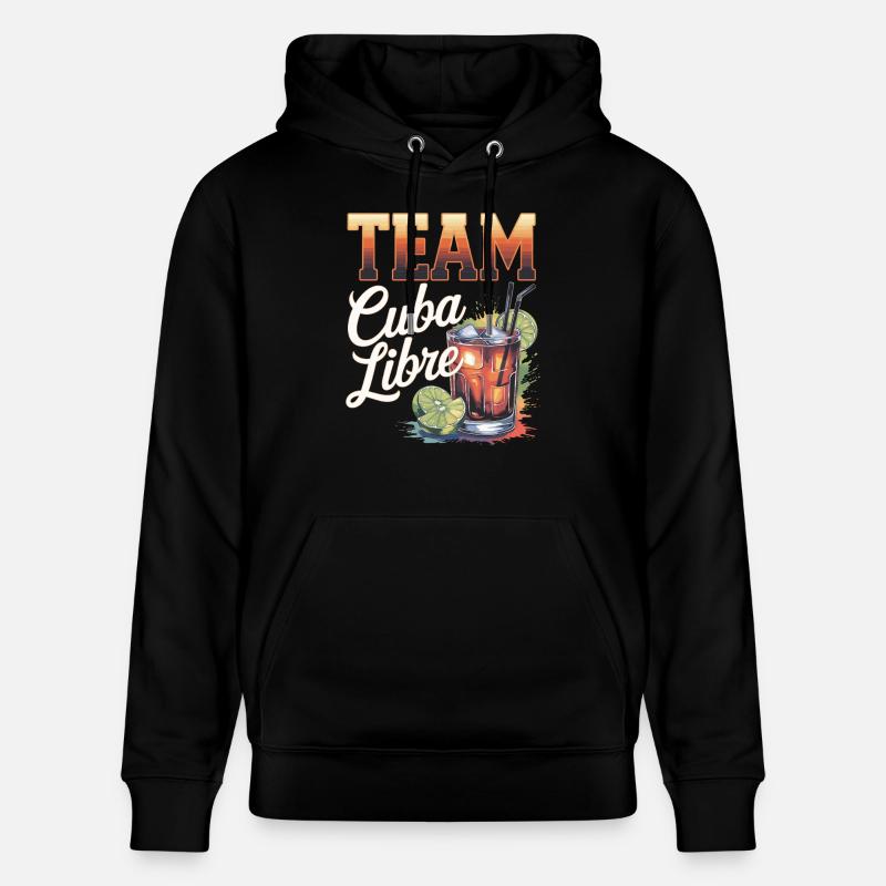 Cocktail Barkeeper Team Cuba Libre - Stanley/Stella Unisex Bio-Hoodie CRUISER  - Schwarz