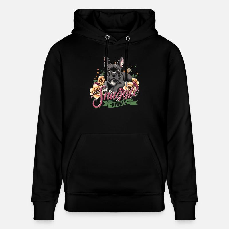 Pitbull Pitbulls Snuggle Pibble - Sweat à capuche bio CRUISER Stanley/Stella Unisexe - noir