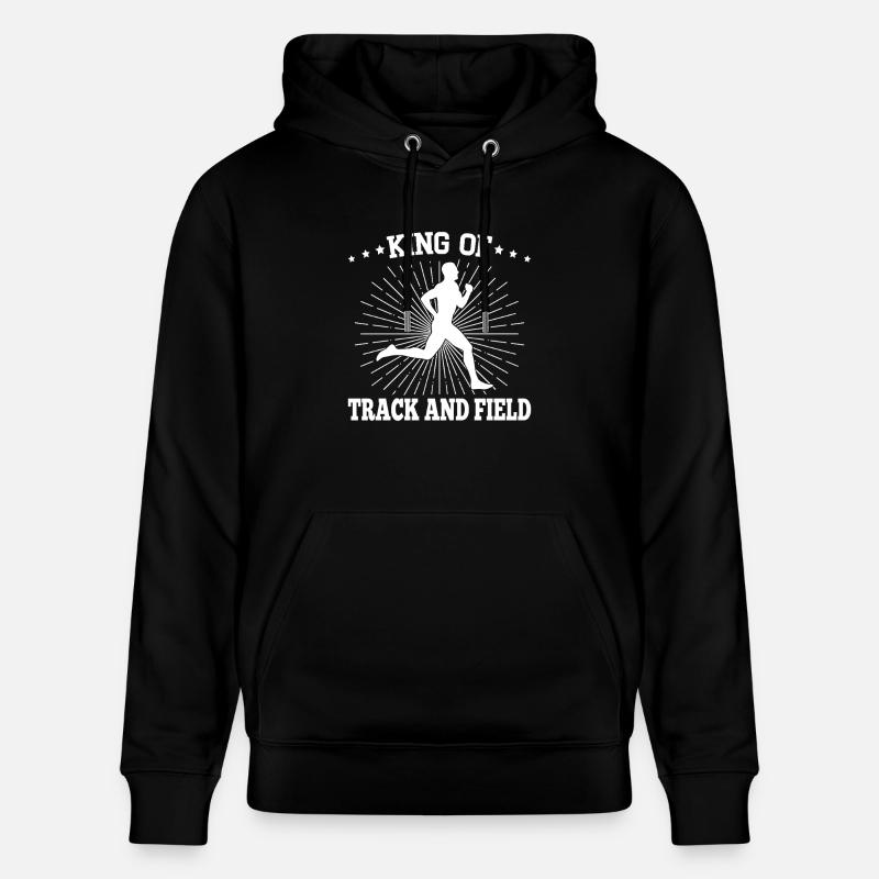 Athlétisme Roi de l’athlétisme - Sweat à capuche bio CRUISER Stanley/Stella Unisexe - noir