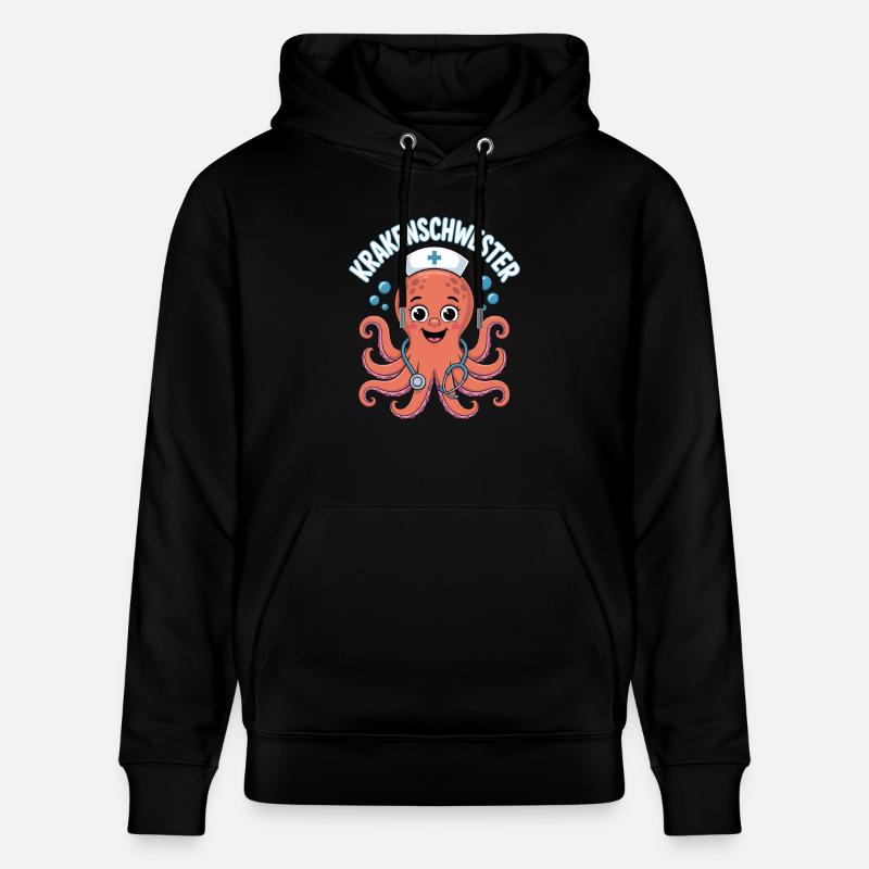 Kraken Infirmière Infirmière - Sweat à capuche bio CRUISER Stanley/Stella Unisexe - noir