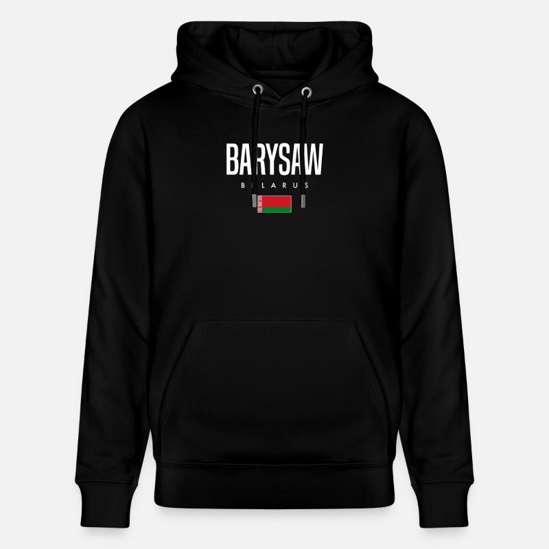 Barysaw, Biélorussie, Biélorussie - Sweat à capuche bio CRUISER Stanley/Stella Unisexe - noir