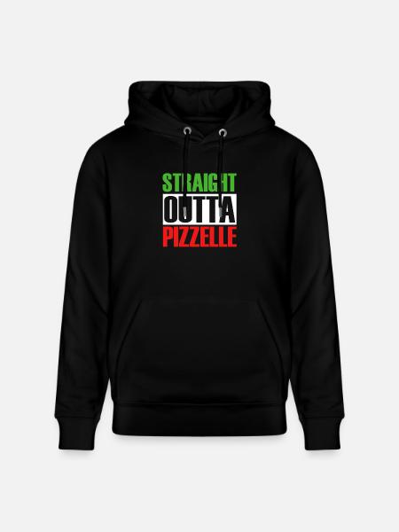 Pizzelle Waffle Biscuit - Stanley/Stella CRUISER Unisex Organic Hoodie - black